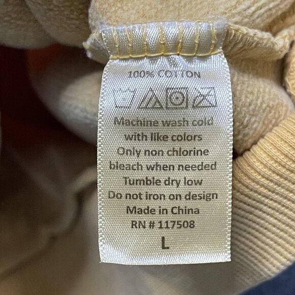 Hello Kitty & Friends Sanrio Mustard Yellow Sweatshirt L - Picture 6 of 6